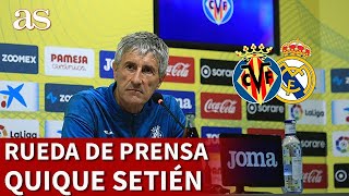 VILLARREAL  REAL MADRID  RUEDA DE PRENSA SETIÉN  DIARIO AS [upl. by Roee968]