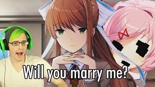 I asked Monika to marry me and this happened  Doki Doki Literature Club Monika After Story [upl. by Cleopatra531]