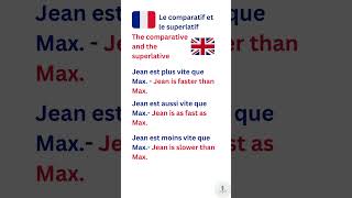 Le comparatif et le superlatif  The comparative and the superlative [upl. by Anilatsyrc]