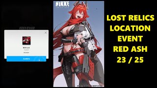 2325 Lost Relics Location at Event Red Ash  GODDESS OF VICTORY NIKKE [upl. by Gausman494]