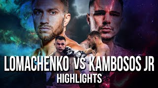 LOMACHENKO vs KAMBOSOS JR  highlights [upl. by Inram]