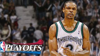 Latrell Sprewell Full Career Playoff Highlights with the Minnesota Timberwolves [upl. by Anilev]