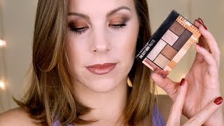 Maybelline the City Mini Palette  Bronze Eyeshadow Tutorial  Rooftop Bronzes [upl. by Tooley]