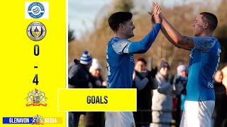 GOALS  Knockbreda 04 Glenavon  Irish Cup 6 January 2023 [upl. by Joyce824]