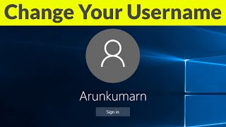 How To ChangeReset UsernameLocal Administrator On Windows 10 By Without Microsoft Account [upl. by Karine952]