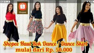 Shopee Haul Rok mini Dance  Shopee Haul Rok murah Mulai Rp50000  Skrit [upl. by Masera]