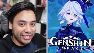 Gigguk Reacts to EVERY Genshin Character Trailer [upl. by Dnalram]