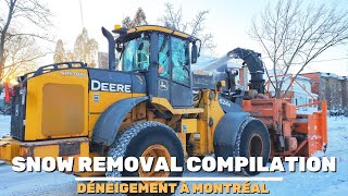 2 Hours Snow Removal Compilation  Winter 20222023  Déneigement à Montréal snowremoval [upl. by Ahtrim603]