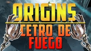 Black Ops 2 Origins Tutorial  ¡Como construir y mejorar el Cetro de Fuego Guía Completa [upl. by Enilraep38]