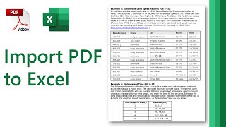 How to Import PDF to Excel  shorts [upl. by Rhine407]