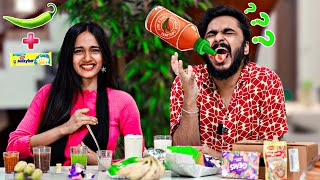 ഞാൻ പെട്ടു GUYssss🥵 WEIRD COMBO FOOD CHALLENGE l UNBOXINGDUDE l [upl. by Ecyal]