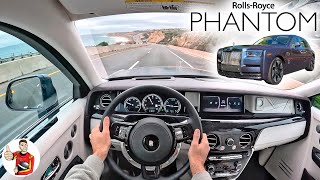 Nothing Can Upset You in the 2023 RollsRoyce Phantom POV Drive Review [upl. by Johppah]