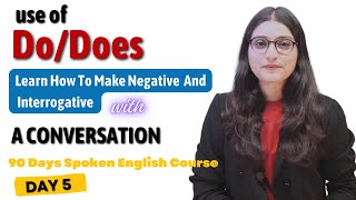 Use of dodoeslearn how to make negative and interrogative2023 [upl. by Norraa730]