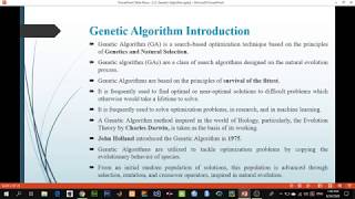 Genetic Algorithm  Artificial Intelligence [upl. by Mireille999]