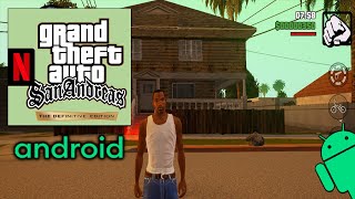 GTA SAN ANDREAS DEFINITIVE EDITION PARA ANDROID 2024  CJ tiene que volver a casa UPDATE [upl. by Leivad]