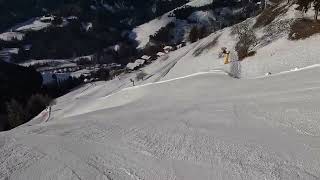 ⛷️ KronplatzPlan de Corones Piculin 45 Black 122022 4K [upl. by Anasor111]