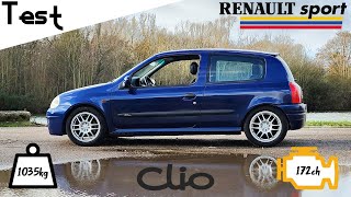 quotTestquot La plus légère donc la MEILLEURE 🇫🇷 quotRenault Clio 2 RS de 2000quot [upl. by Shushan236]