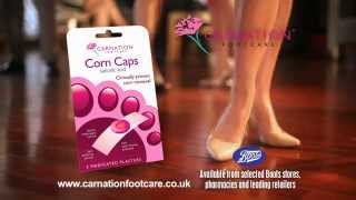 Carnation Corn Caps  Clinically proven to remove corns [upl. by Nunnery451]