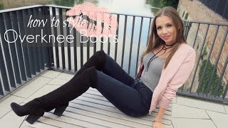 How to style Overknee Boots  Herbst LOOKBOOK [upl. by Rochette]