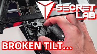 Secretlab Busted Tilt  Repairing Gaming Chair [upl. by Murat158]