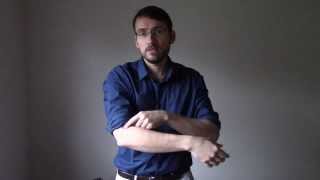 Selfmassage for tennis elbow outer elbow pain [upl. by Eadie]