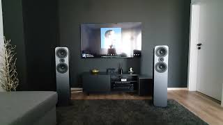 Q Acoustics 3050 with Mordaunt Short 309w sub 2 [upl. by Drugi620]