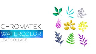 9 Quick Leaf Techniques with Chromatek Watercolor Real Brush Pens [upl. by Ajay]