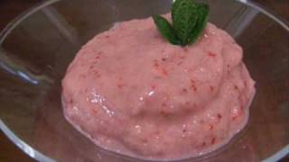 Strawberry Gelato recipe 越後姫（いちご）のジェラートのレシピ 作り方 [upl. by Yle679]