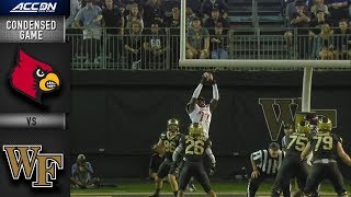 Louisville vs Wake Forest Condensed Game  ACC Football 201920 [upl. by Nylavad]