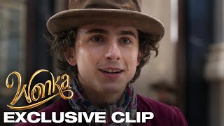 Wonka  quotA Good Chocolatequot Clip  Only in Theaters December 15 [upl. by Shien706]