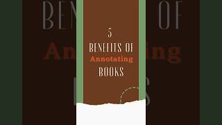 5 Benefits of Annotating Books booktube annotations benefits [upl. by Arakaj]