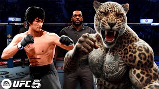 UFC 5  Bruce Lee vs Jaguar Boxer EA Sports UFC 5 [upl. by Innus985]