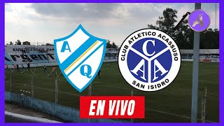 ARGENTINO DE QUILMES ACASSUSO EN VIVO 🔴🔥 PRIMERA B METRO 2024 EN DIRECTO ⚽️ FECHA 19 [upl. by Dietrich112]