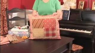 How to Make Decorative Pillows  Completing a Decorative Pillow by Hand Sewing Opening [upl. by Beata]