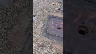 Installing lead on the roof drain [upl. by Noby989]