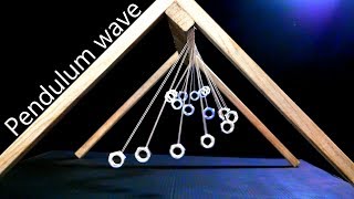 How To Make A Pendulum Wave Science Experiment  Physics Toy [upl. by Aneral]