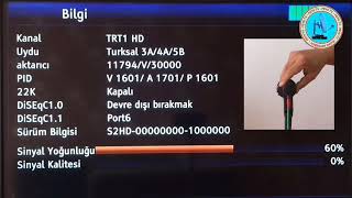 TRT 1HD Sinyal Yok sorunu çözümü [upl. by Dorene]