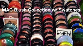 MAC Blush Collection with Swatches [upl. by Kcirddec]