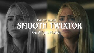 SMOOTH TWIXTOR TUTORIAL ON ALIGHT MOTION [upl. by Araet272]