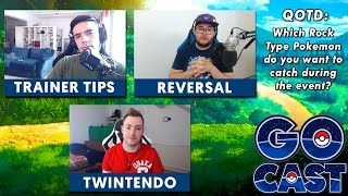 GO CAST  ROCK EVENT GYM REWORK amp FUTURE CONTENT  THE POKÉMON GO PODCAST [upl. by Cathe747]