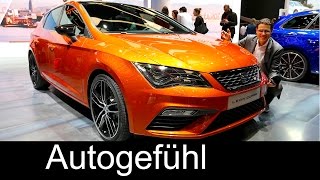 Seat Leon Cupra 300 REVIEW hatch vs estate Colour and trim Special  Autogefühl [upl. by Kcirdek]