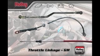 Attaching Early GM Throttle Linkage To Holley Carbs [upl. by Boudreaux]