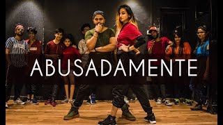 ABUSADAMENTE  MC Gustta e MC DG  Tejas Dhoke Choreography  Dancefit Live [upl. by Tristas]