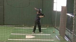 6 Year Old Baseball Player Batting [upl. by Drona]