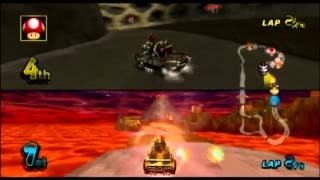 Mario Kart Wii Gameplay Grumble Volcano [upl. by Daffie836]