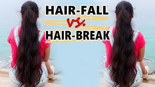 Hair Fall vs Hair Breakage Must Watch [upl. by Zurn]