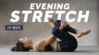 10 Minute Evening Stretch for Beginners  Better Sleep amp Relaxation [upl. by Hollander]