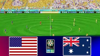 FIFA 23 🇺🇸 USWNT vs AUSTRALIA 🇭🇲  Sep 19 2024  FIFA Womens World Cup 2023  PS5 Gameplay [upl. by Rika]