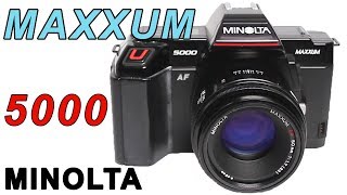 How to use Minolta Maxxum 5000 Film Camera Alpha 5000 Underrated Film SLR [upl. by Acino564]