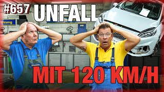 Fiesta zerstört ❌❌ Mit 120 kmh über LKWReifen gefetzt 😨  Turbolader Peugeot 307 ohne Leistung [upl. by Epuladaug]